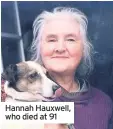  ??  ?? Hannah Hauxwell, who died at 91