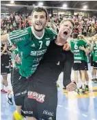  ??  ?? ... die Handballer von Wacker Thun, ...