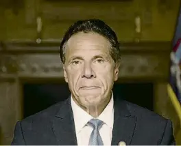  ?? AP ?? Cuomo va gravar la resposta per evitar preguntes incòmodes