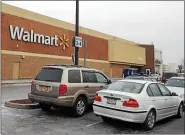  ?? TANIA BARRICKLO — DAILY FREEMAN FILE ?? The Walmart store on Frank Sottile Boulevard in the town of Ulster, N.Y., is shown in 2016.