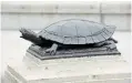  ??  ?? The city has a mould of the turtle and will replace it if needed.