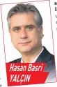  ??  ?? Hasan Basri YALÇIN