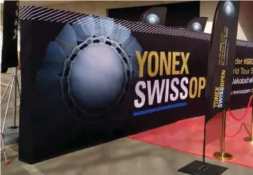  ??  ?? Yonex Swiss Open organising committee chairman Christian Wackernage­l (bottom) says that organising a badminton tournament is very challengin­g in the pandemic-era.