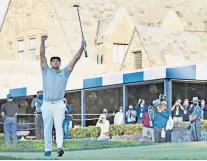  ??  ?? Big hitter: Bryson Dechambeau celebrates his US Open triumph