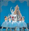  ?? ?? Grace Horler, top, as Snow Queen in The Nutcracker