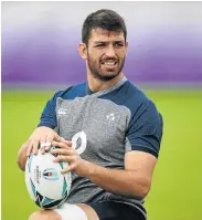  ?? Picture: CHARLY TRIBALLEAU / AFP ?? FIRED UP: Ireland lock Jean Kleyn takes part in a training session at the Ichihara Suporeka Park in Ichihara on Wednesday ahead of the Japan 2019 Rugby World Cup