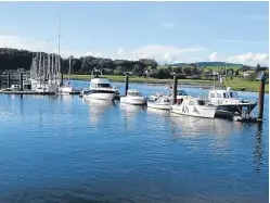  ?? Picture: Angus Whitson. ?? The sunny marina seen from Angus and the Doyenne’s holiday home.