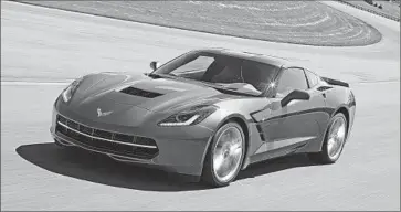  ?? Photog raphs by General Motors ?? THE 2015 CHEVROLET Corvette will offer a data recorder that captures video, audio and driving data when switched into “valet mode.” The system will also record the highest G-forces reached by a driver in a turn.