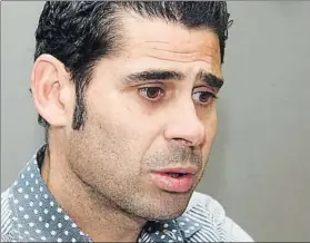  ?? FOTO: RFEF ?? Fernando Hierro vuelve a la Federación, en la que vivió un época llena éxitos deportivo