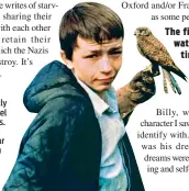  ??  ?? Right: David Bradley as Billy with his kestrel in the film Kes. Above right: croissants. Far right: a beach by the ocean in Sri Lanka