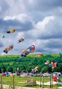  ?? Foto: W. Henn/Saarpfalz-Touristik ?? Gemeinsam mit den Ballons werden auch die Drachen die Lüfte erobern.