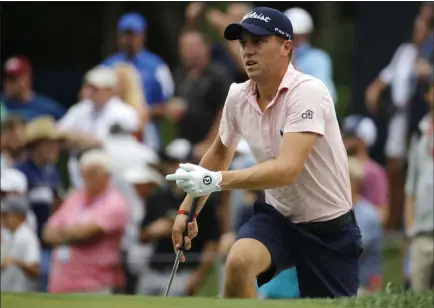  ?? Charlie Riedel ?? The Associated Press Defending champ Justin Thomas on playing in the PGA Championsh­ip with Tiger Woods: “It will be cool for him to be back.”