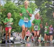  ??  ?? More than 2,800Chester County girls and their families turned out Saturday, May 30, 2015, for the Kids on the Run 5K.