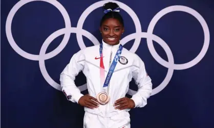  ??  ?? Simone Biles has won seven Olympic medals. Photograph: Mike Blake/Reuters