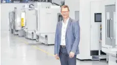  ?? FOTO: WERBEFOTO ROBOLD ?? Axel Boi von Chiron setzt auf 3D-Drucker.