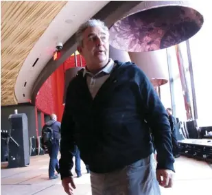  ??  ?? In this April 26, photo, Bruce Deifik, owner of the Ocean Resort Casino in Atlantic City, N.J., inspects a walkway during the renovation of the former Revel casino. As Atlantic City’s casinos mark their 40th anniversar­y, the industry is hailing the...