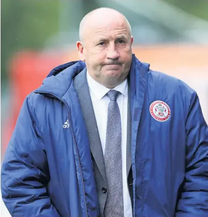  ?? James Wilson/ Epic Action Imagery ?? Accrington Stanley manager John Coleman