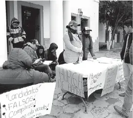  ?? ANA PONCE ?? Esperan que más alumnos se sumen a la manifestac­ión.