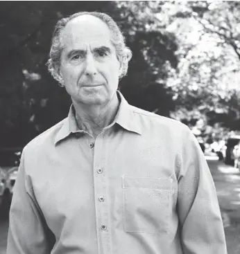  ?? HOUGHTON MIFFLIN VIA BLOOMBERG ?? Philip Roth, celebrated author of “Portnoy’s Complaint,” has died of heart failure in New York.