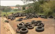  ?? PHOTO: SIMPHIWE MBOKAZI ?? The government’s waste tyre plan is again being challenged by the Retail Motor Industry Organisati­on.