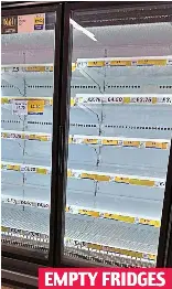  ?? ?? EMPTY FRIDGES
