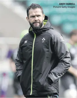  ?? Picture: Getty Images ?? ANDY FARRELL