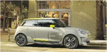 ??  ?? The Mini Electric Concept offers a taste of the fully electric Mini that is heading for production in the near future.