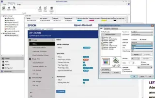  ??  ?? LEFT Epson’s Device Admin utility gives you an overview of your printing statistics