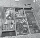  ?? NEW YORK CITY POLICE DEPT. ?? A large quantity of fentanyl, other narcotics, & drug parapherna­lia are recovered in a trap floor in the play area at a Bronx day care center.