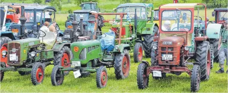  ?? FOTO: MUSEUM ?? Etwa 300 alte Traktoren und Landmaschi­nen sind am 10. Juni im Bauernhaus­museum zu sehen.