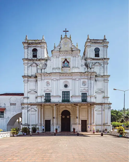  ??  ?? We may call the Holy Spirit Church of Margao a phoenix, for it rose from its ashes   ive times. First built in 1564, the structure we see today is its   ifth avatar that came about in 1675. Locals also simply call it the Margao church.