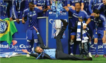  ?? Photograph: Glyn Kirk/AFP/Getty Images ?? José Mourinho in happier times.