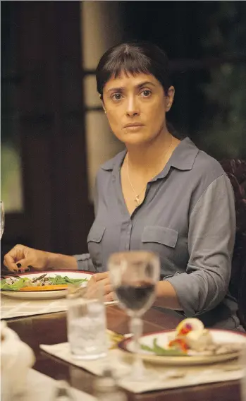  ?? ELEVATION PICTURES ?? Salma Hayek stars in the new film Beatriz at Dinner.