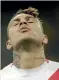  ??  ?? Peru star Paolo Guerrero has been suspended for failing a drugs test.