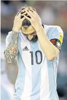  ??  ?? Argentina’s Lionel Messi.