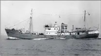  ?? Picture: BRIAN INGPEN-GEORGE YOUNG COLLECTION ?? BUILT FOR COMFORT: Africana II, the second fisheries research vessel to bear the name. She is shown with her original funnel design -the funnel was later heightened.