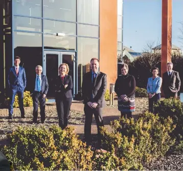  ??  ?? From left: David O’Connor , Michael McDonald, Anita Power, Aidan O Gorman, Frances Roche , Marese Stafford and Tim Quinlivan.