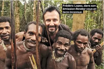  ??  ?? Frédéric Lopez, dans son émission Rendez-vous en terre inconnue.