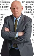  ?? ?? Heritage row: Councillor Mannix Flynn has criticised An Taisce