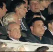  ??  ?? Juntos en el Bernabéu.