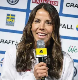  ?? Foto: tt/CLaudio BreSCiani ?? Charlotte Kalla har vunnit tre OS-guld under sin karriär.