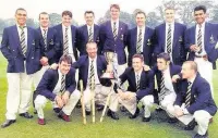  ??  ?? The Glamorgan CCC team of 1997 that won the County Championsh­ip for a third time