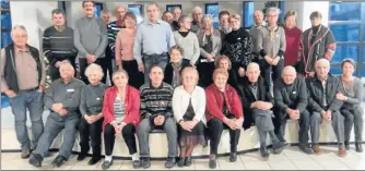  ??  ?? Les anciens élèves de ‘école de Saint Clair étaient en assemblée générale