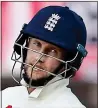  ?? England captain Joe Root ?? DOWN AND OUT: