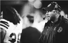  ?? JOHANY JUTRAS TORONTO ARGONAUTS ?? Toronto Argonauts new head coach Corey Chamblin is pictured in the Labour Day Classic game against the Hamilton Tiger-Cats in 2017.