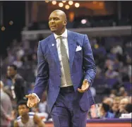  ?? Brandon Dill / Associated Press ?? Memphis coach Penny Hardaway reacts in the first half against Cincinnati on Feb. 7. Memphis is at the XL Center on Feb. 16, 2020.