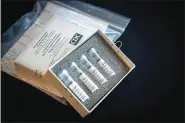  ?? THE ASSOCIATED PRESS ?? The CDC’s laboratory test kit for the coronaviru­s.