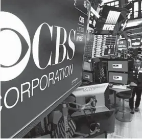  ?? RICHARD DREW/AP ?? CBS has a broadcast network, television stations, Showtime and a stake in The CW overthe-air network to bring to the reunion with Viacom.