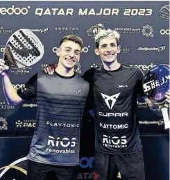  ?? // PREMIER PADEL ?? Di Nenno y Stupaczuk, felices por alcanzar la final de Doha