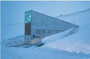  ?? NYT ?? The Global Seed Vault, an undergroun­d repository for the world’s most vital crops in Longyearby­en, Svalbard.